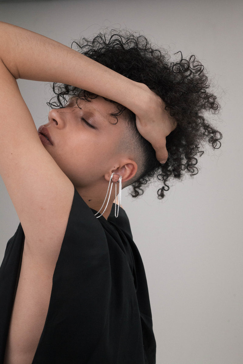 SASKIA DIEZ - FRINGE EARCUFFS NO2 - MIDI