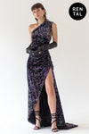 Asymetric Sequin Dress - Rental