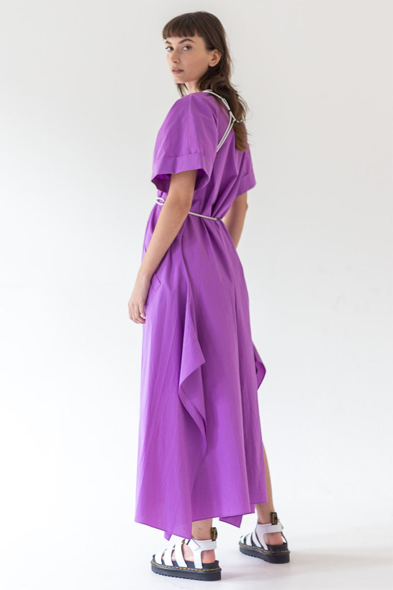 DRESS KNOT WITH POCKETS - LILAC