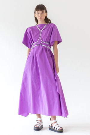 DRESS KNOT WITH POCKETS - LILAC