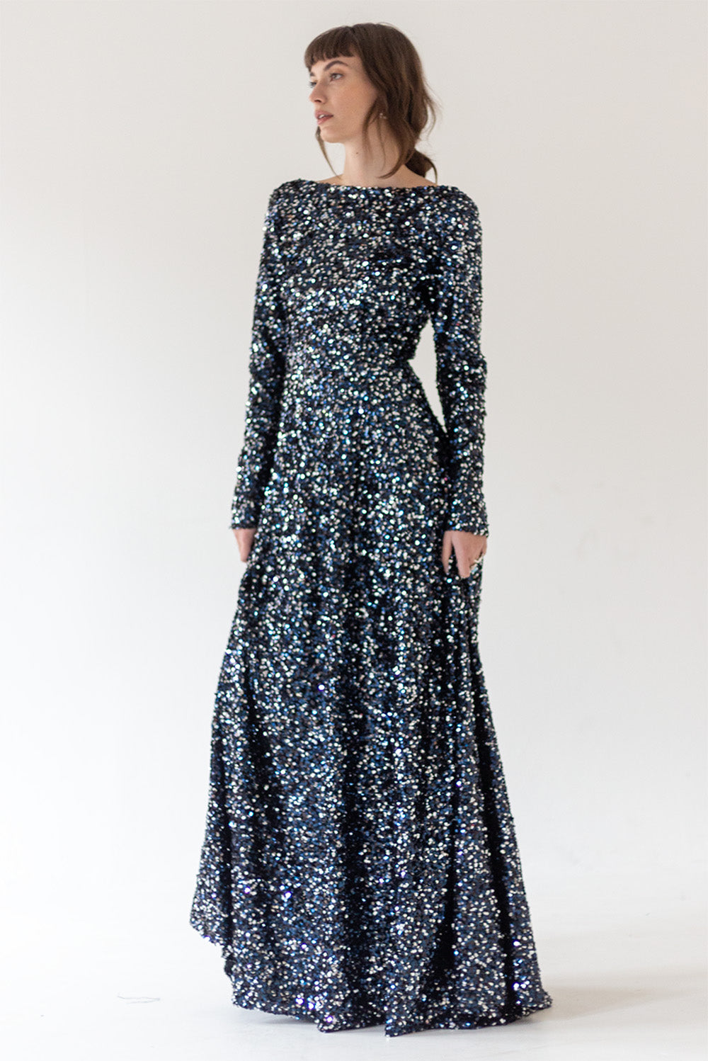 SEQUIN DRESS LONG SLEEVES - RENTAL