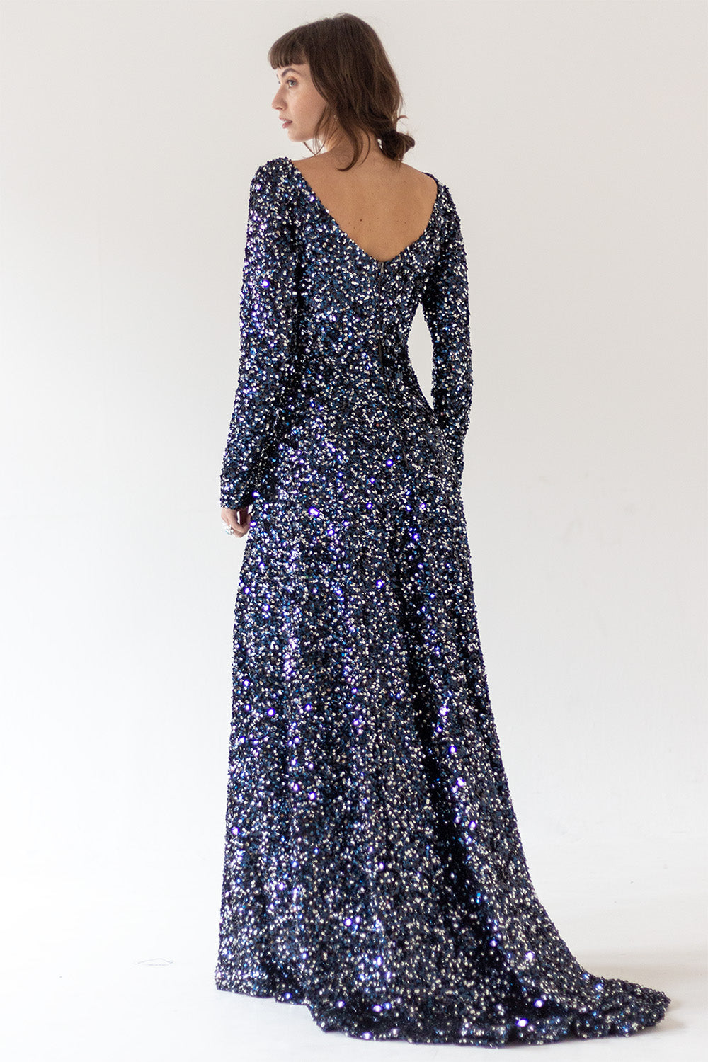 SEQUIN DRESS LONG SLEEVES - RENTAL