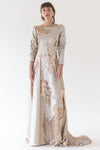 PEARL DRESS WITH LONG SLEEVES
