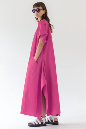 DRESS KNOT WITH POCKETS - MAGENTA