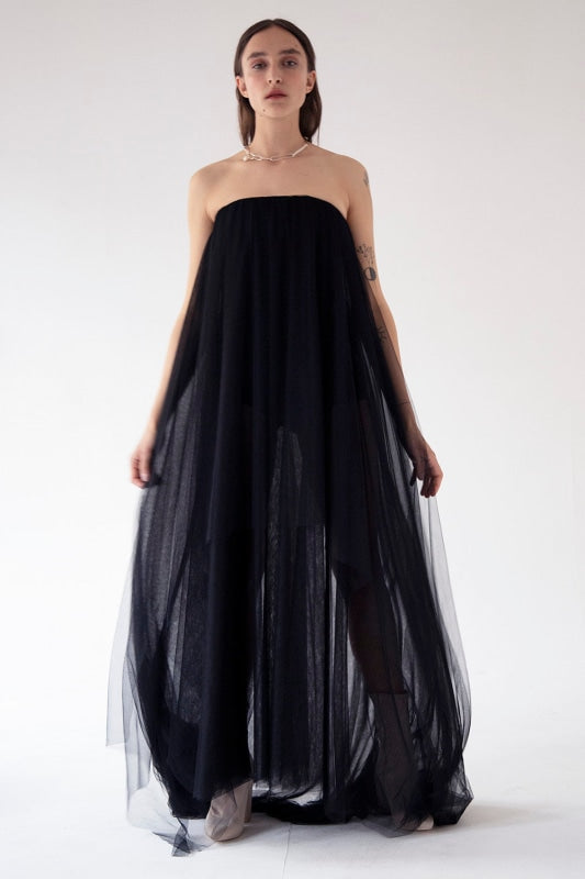 SEMITRANSPARENT DRESS