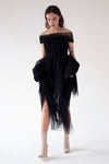 SEMITRANSPARENT DRESS