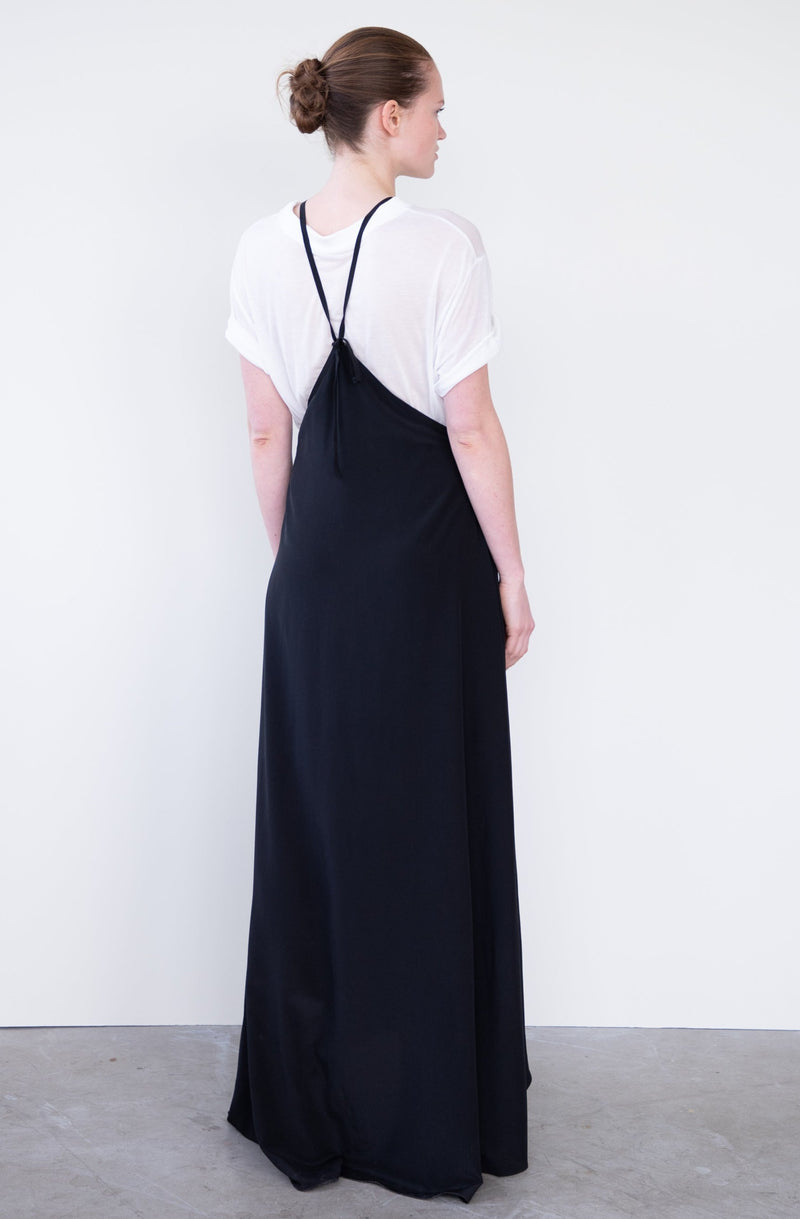 Leeda: dress - SILK DRESS WITH BELT
