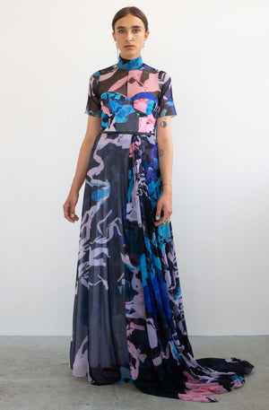 CORSET TULLE GOWN