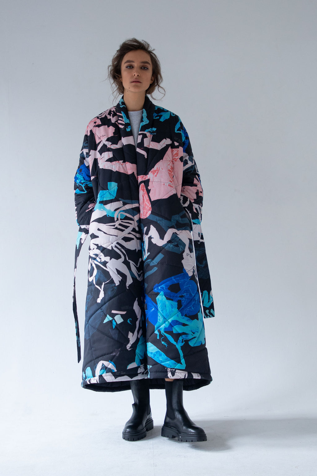 KIMONO TOUCH ME PRINT - MAXI