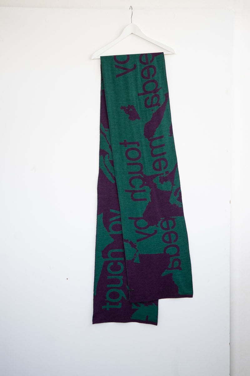 LIMITED VIOLET  SCARF "TOUCH ME"