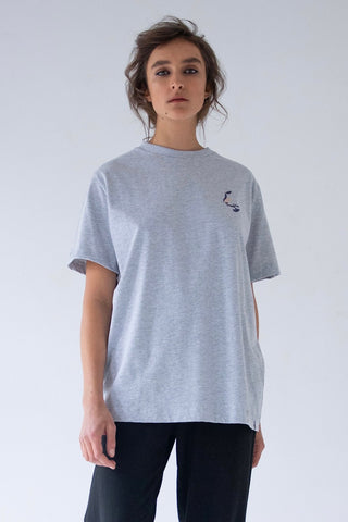 BASIC T-SHIRT WITH EMBROIDERY