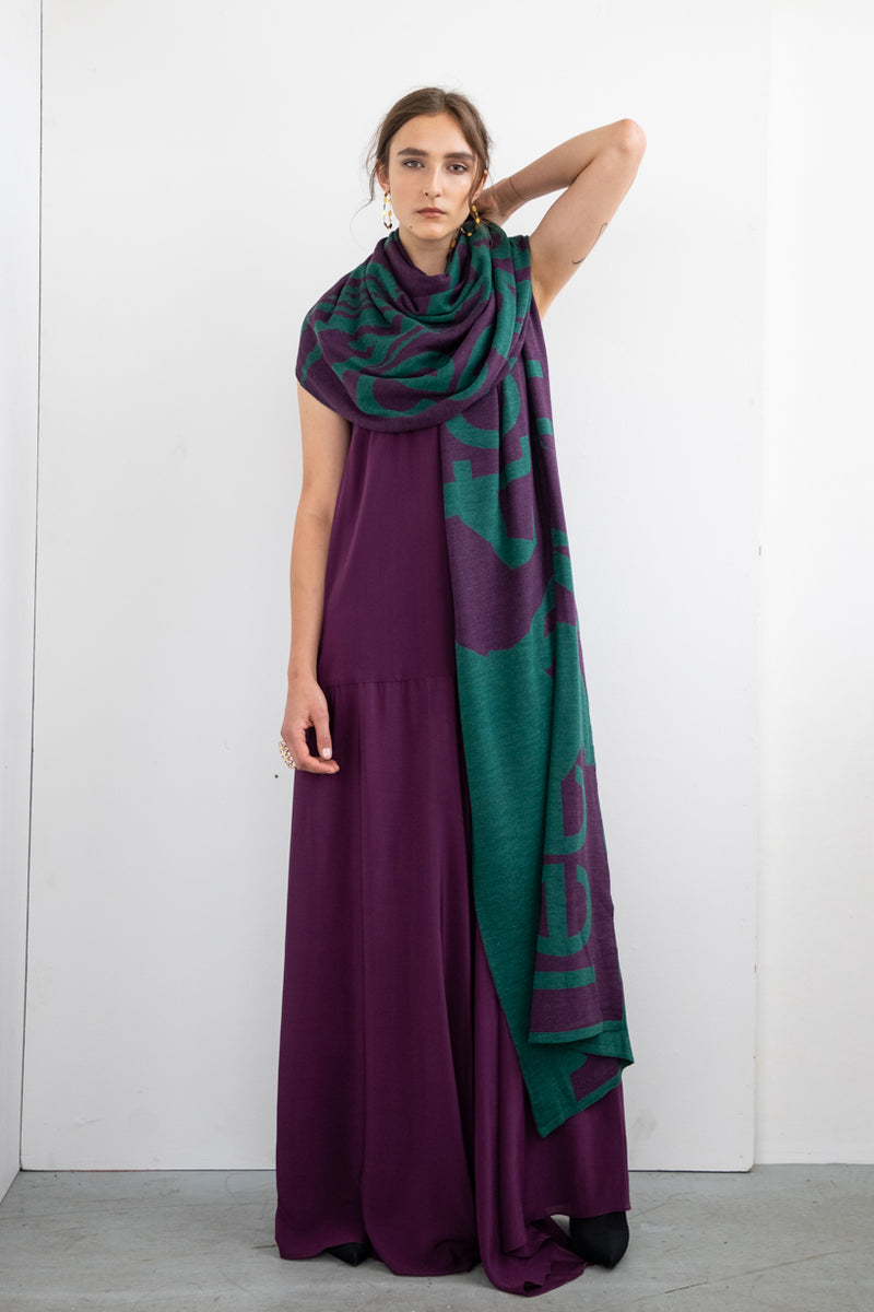 LIMITED VIOLET PLAID "TOUCH ME "