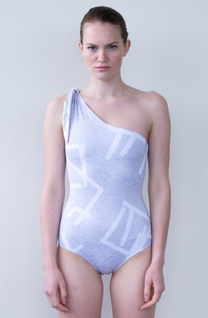 Leeda: swimsuit - MAGDA SWIMSUIT IN GREY