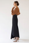 WOOL WRAP SKIRT - MAXI