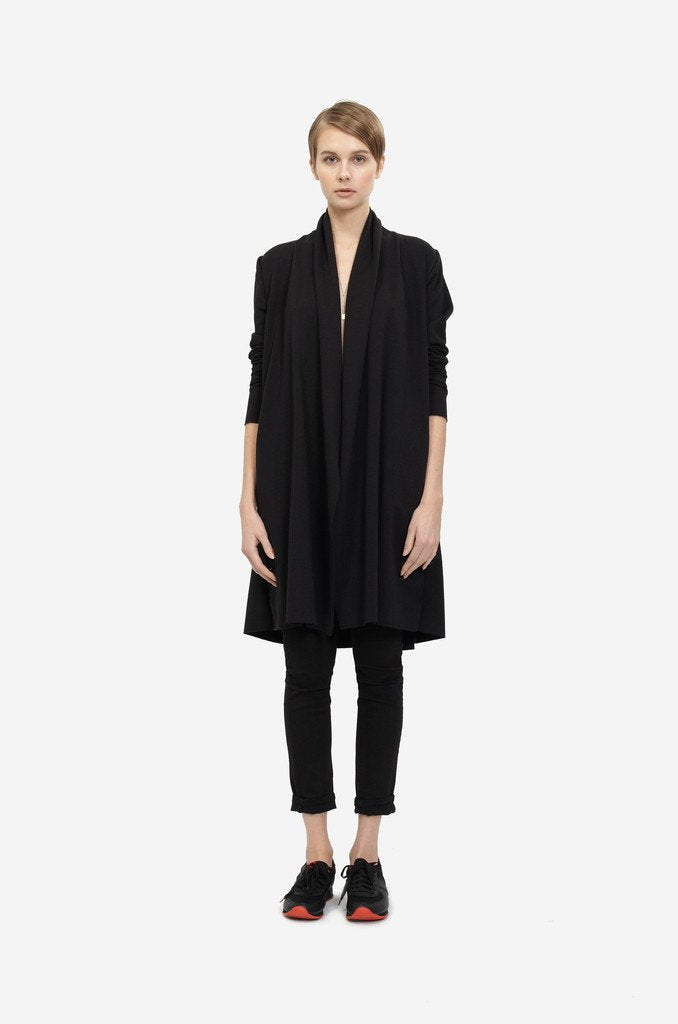 COTTON COAT BLACK