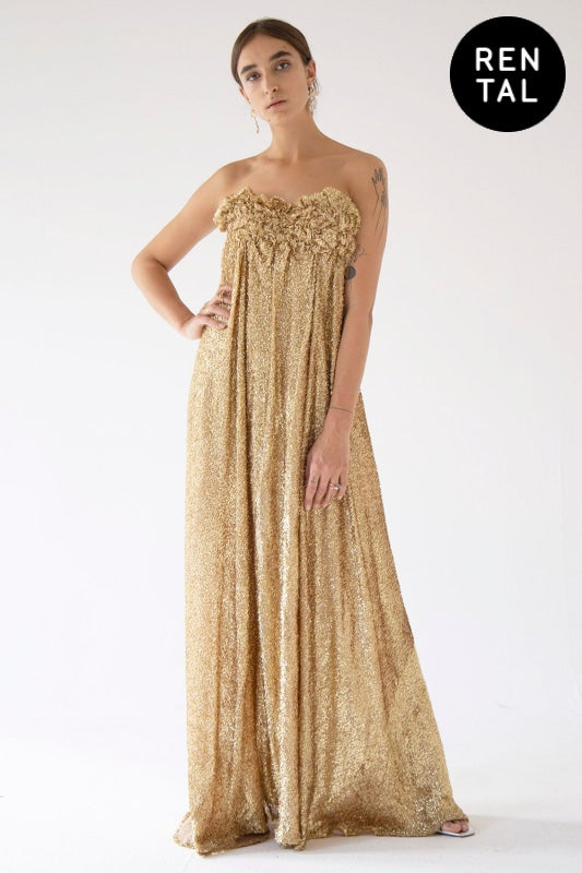 Golden Gown - Rental Dress