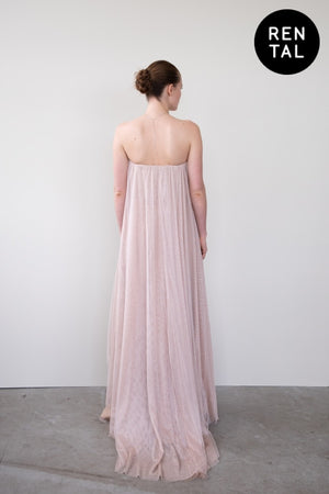 Leeda: dress - SEMITRANSPARENT DRESS - RENTAL