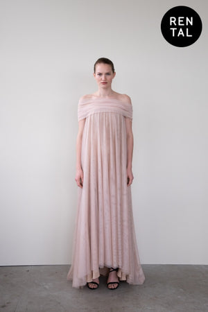 Leeda: dress - SEMITRANSPARENT DRESS - RENTAL