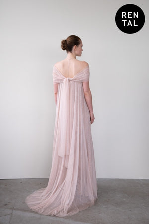 Leeda: dress - SEMITRANSPARENT DRESS - RENTAL