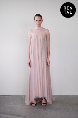 Leeda: dress - SEMITRANSPARENT DRESS - RENTAL