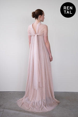 Leeda: dress - SEMITRANSPARENT DRESS - RENTAL