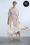 Silk Dress Knot - Rental Beige Dress