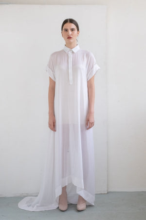 Wedding Shirt Dress - Rental Wedding Dress